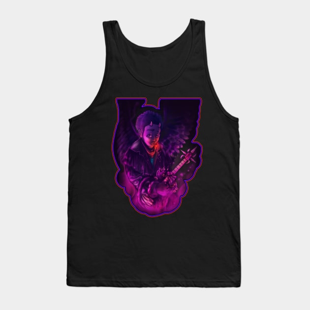 Demon King of Rock 'n' Roll Tank Top by BloodFuryArt